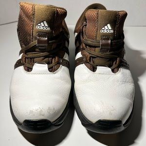 Adidas Men’s Size 10 Brown & White Adiprene SBT Golf Shoes